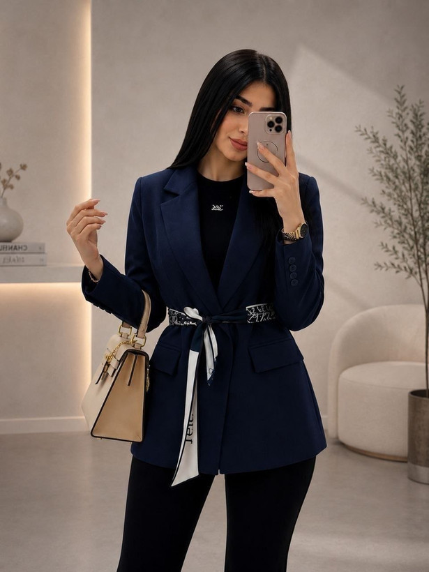 کت دیور dior همراه با کمربند