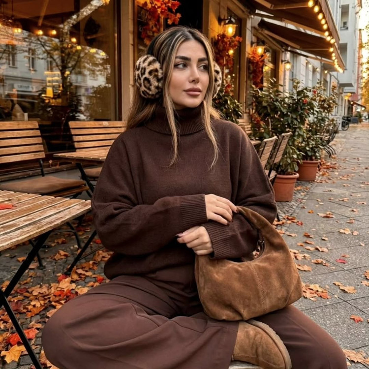 بلوفر زنانه مدل بلوط