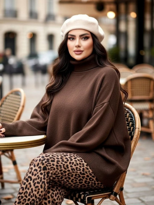 بلوفر زنانه مدل بلوط